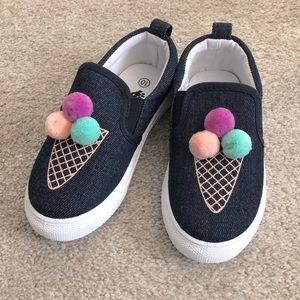 Ositos Pom Pom Ice Cream Slip-on Shoes